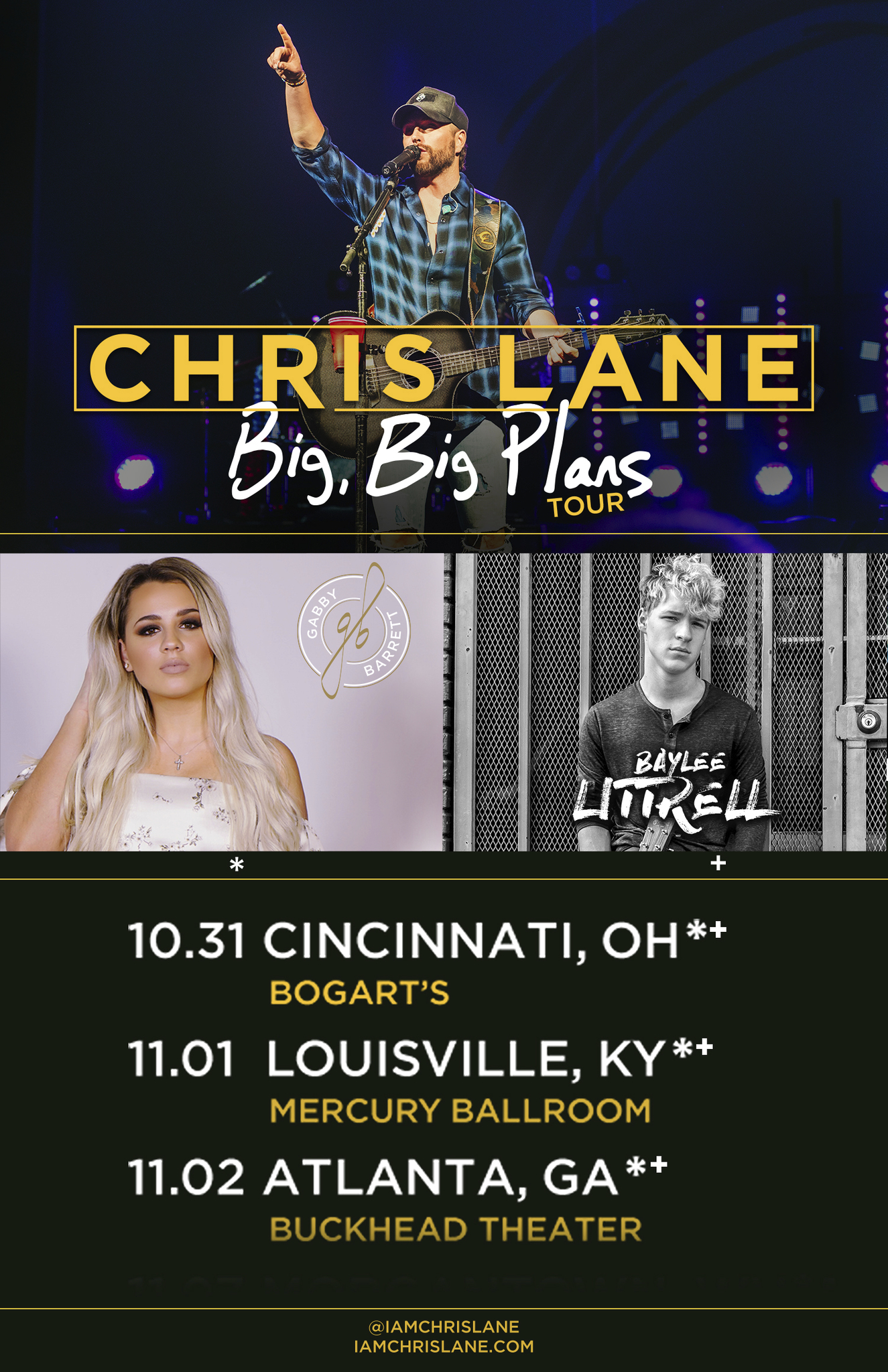 Baylee Joining Chris Lane on Big Big Plans Tour