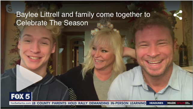 Baylee, Leighanne and Brian Littrell are partnering with Ryan Seacrest Foundation for a Toy Drive